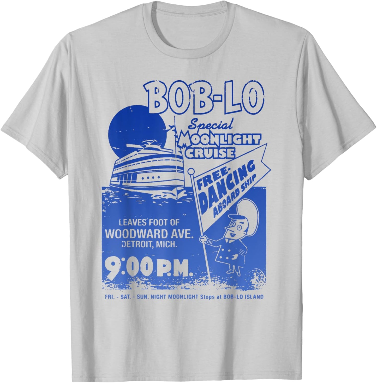 Boblo Island - Detroit, Michigan T-Shirt - T-Shirt | Ash