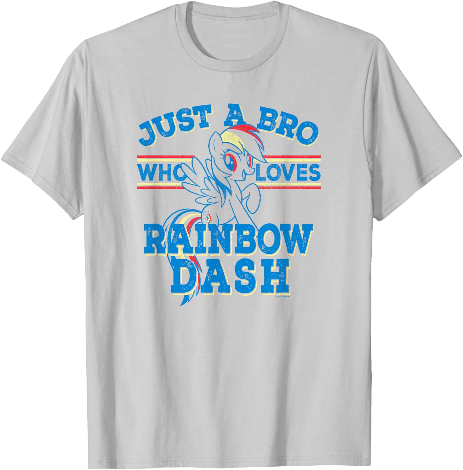 My Little Pony: Friendship Is Magic Bro Loves Rainbow Dash T-Shirt - T-Shirt | Ash
