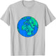 Earth Day Tie Dye Planet Tie Dye Earth Day Tie Dye Globe T-Shirt - T-Shirt | Ash