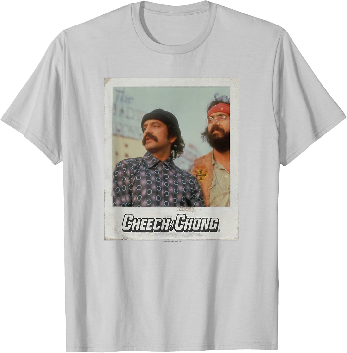Cheech & Chong's Next Movie Scene Polaroid Picture T-Shirt - T-Shirt | Ash