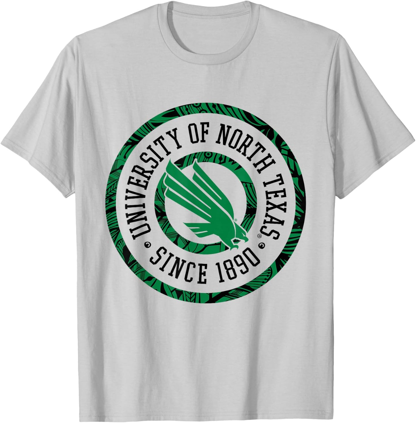 North Texas Mean Green | NCAA University of Merch | 1709EL07 T-Shirt - T-Shirt | Ash