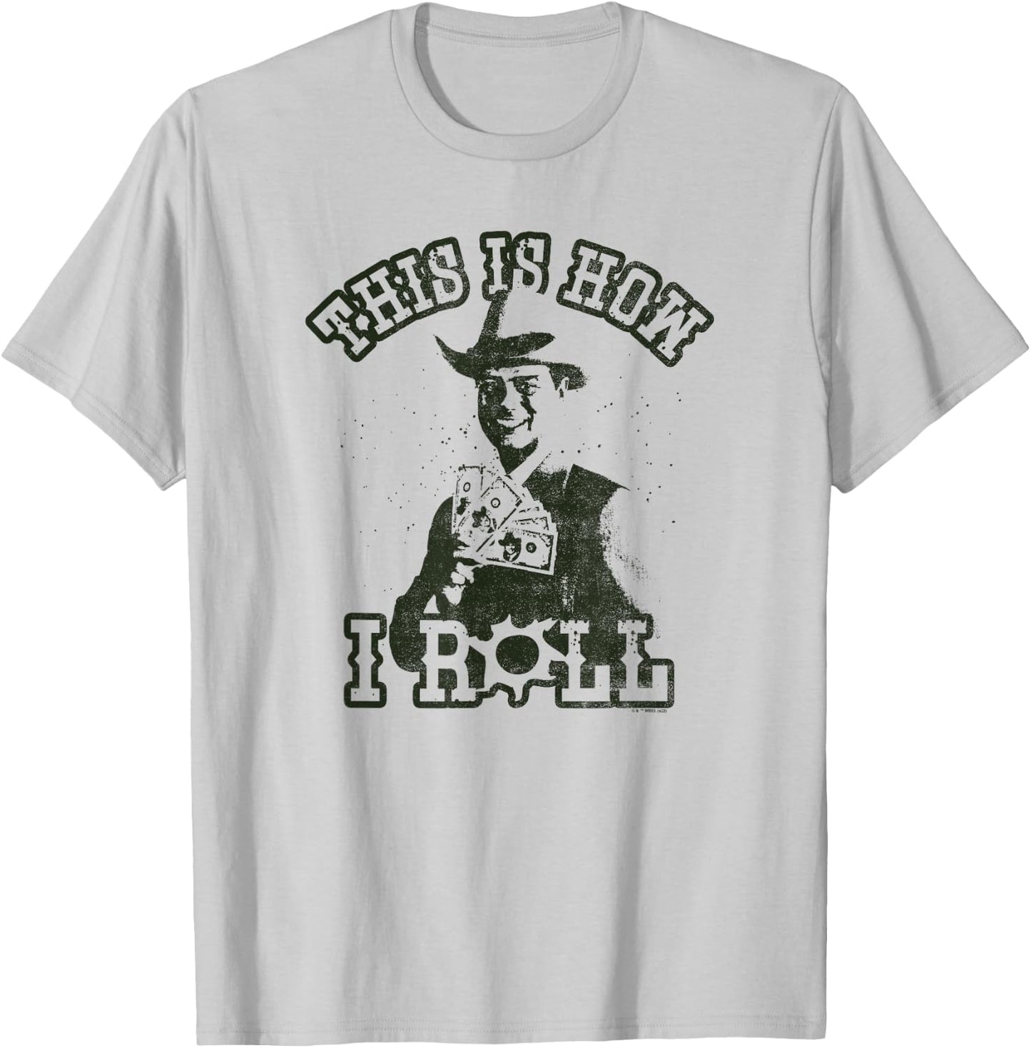 Dallas J.R. Ewing This Is How I Roll Poster T-Shirt - T-Shirt | Ash
