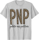 Funny Leopard PNP Pediatric Nurse Practitioner Week Gifts T-Shirt - T-Shirt | Ash