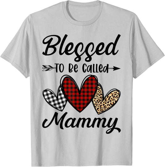 Blessed To Be Called Mammy Funny Mammy Life T-Shirt - T-Shirt | Ash