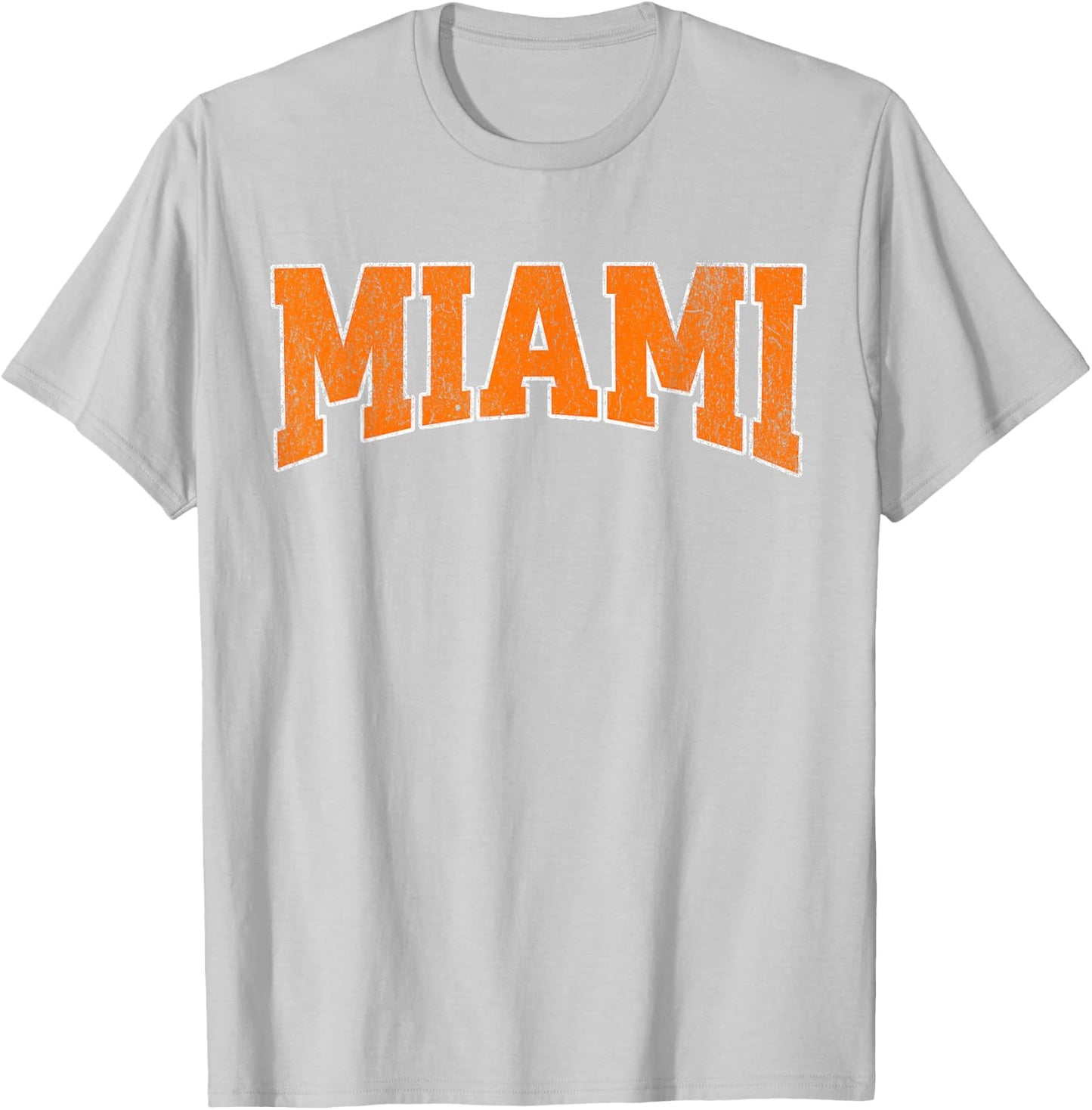 Miami Vintage City T-Shirt - T-Shirt | Ash