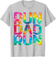 Run Dad Run Marathon Running Spectator T-Shirt - T-Shirt | Ash
