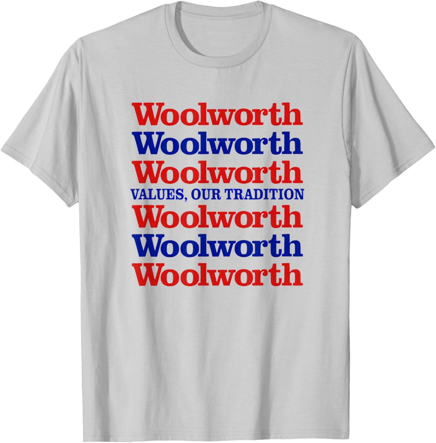 Woolworth Store Retro Vintage T-Shirt - T-Shirt | Ash