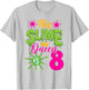 This Slime Queen is 8 Slime 8th Birthday T-Shirt - T-Shirt | Ash
