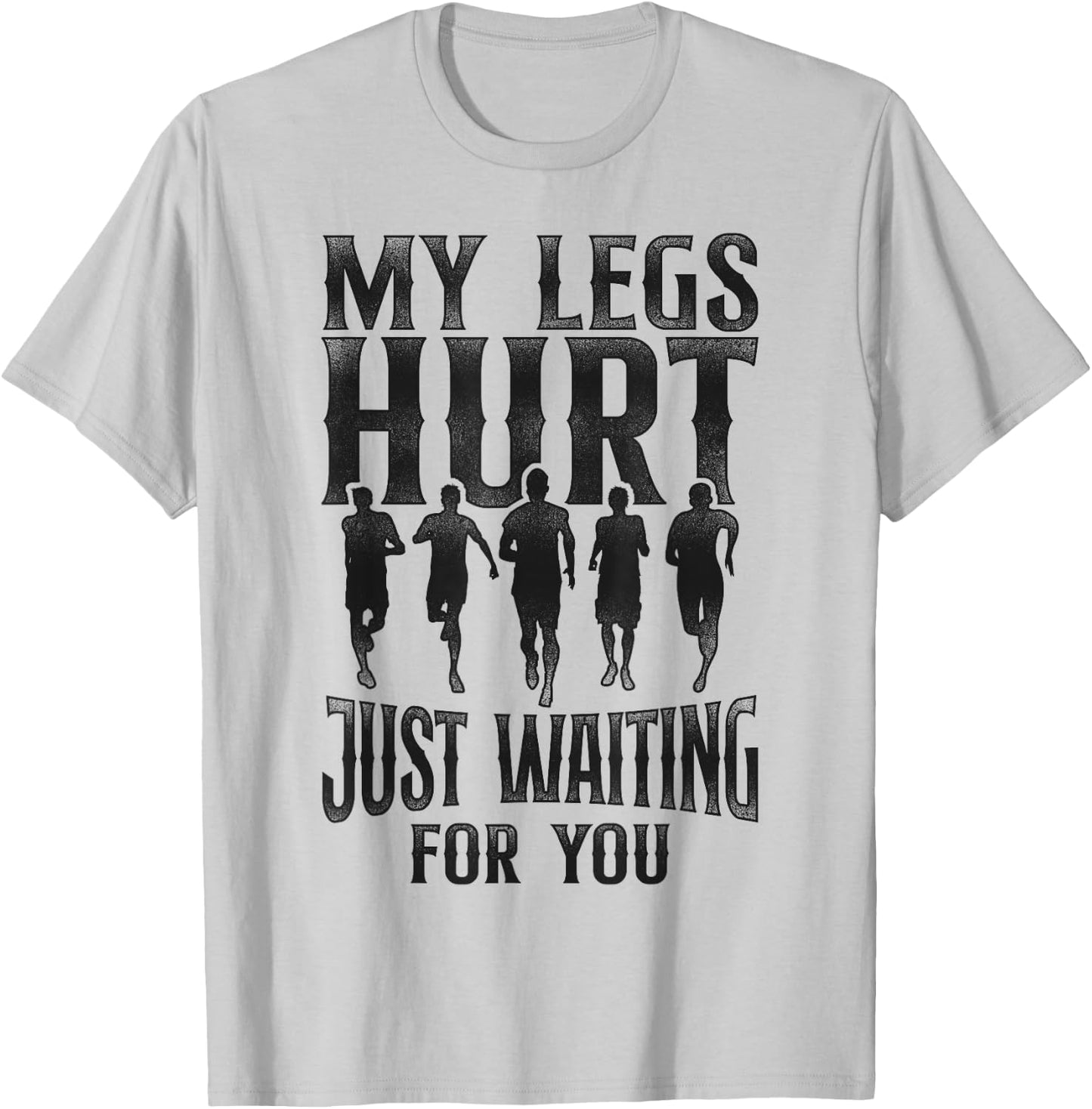Running Runner Half Marathon Watching Spectator Vintage My T-Shirt - T-Shirt | Ash
