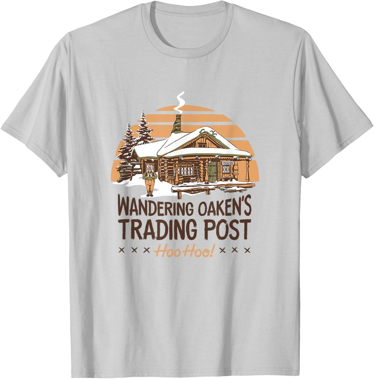 Disney Frozen Wandering Oaken's Trading Post Hoo Hoo! Poster T-Shirt - T-Shirt | Ash