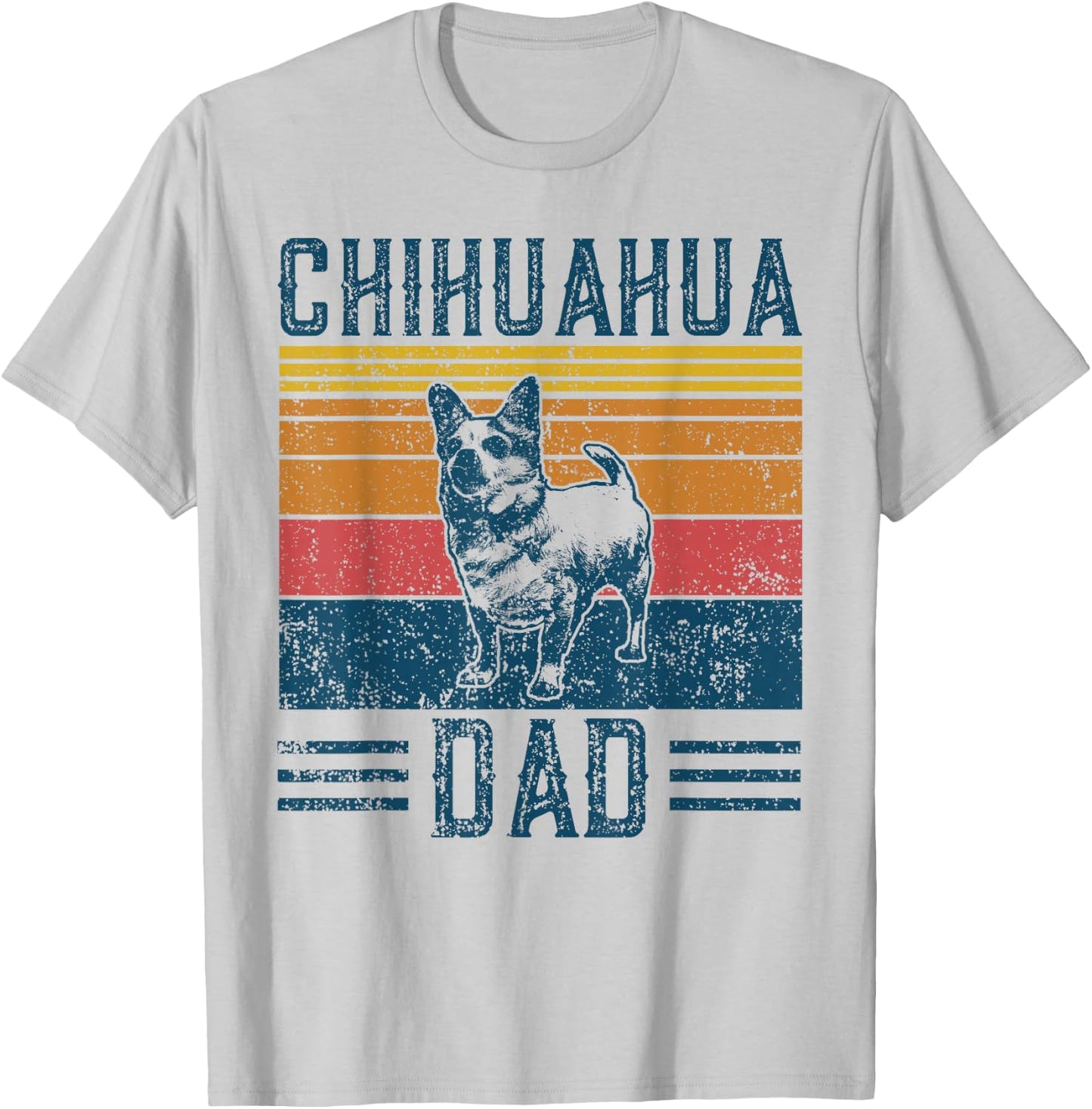 Dog Chihuahua Papa - Vintage Chihuahua Dad Women T-Shirt - T-Shirt | Ash