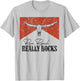 Vintage Bull Skull Ram Ranch Really Rocks Western Country T-Shirt - T-Shirt | Ash