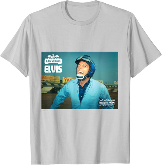 Elvis Presley x Oracle Red Bull Racing Vintage Racing T-Shirt - T-Shirt | Ash