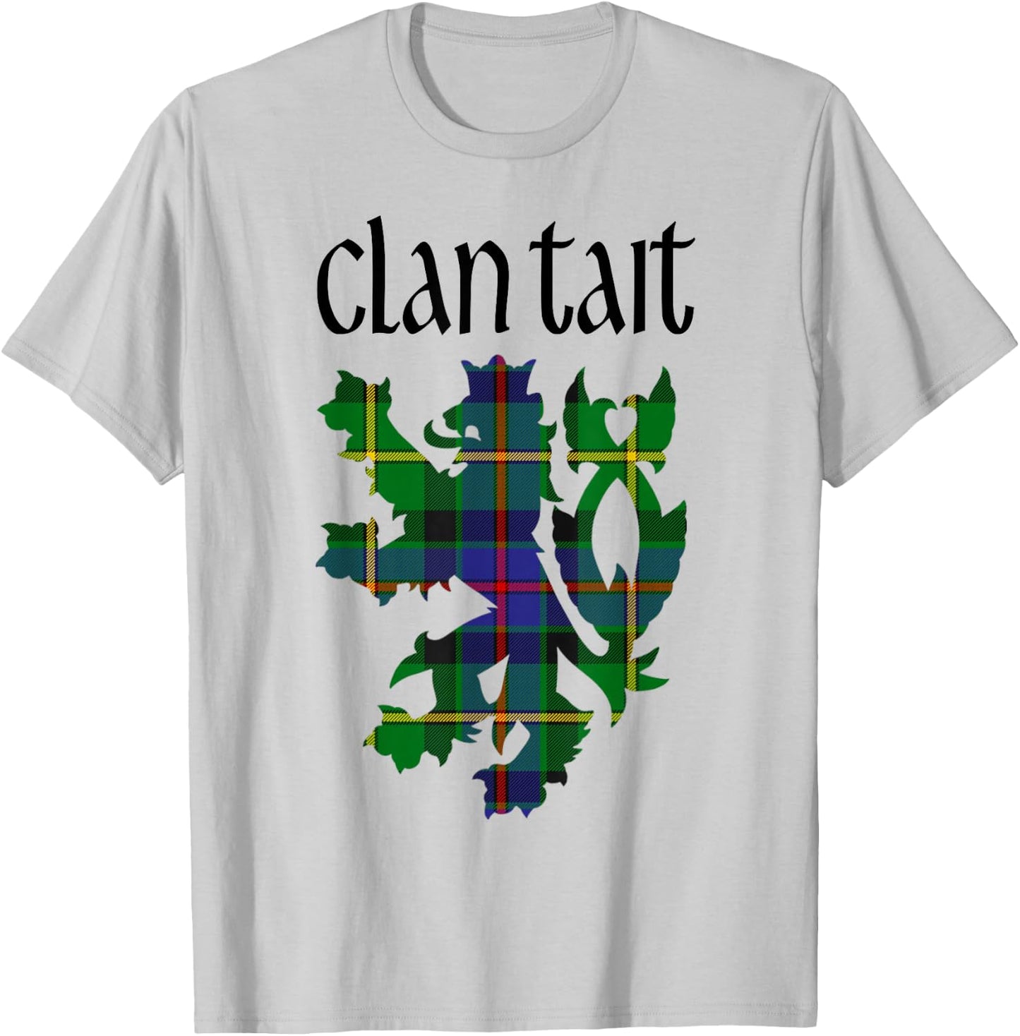 Clan Tait Tartan Scottish Family Name Scotland Pride T-Shirt - T-Shirt | Ash