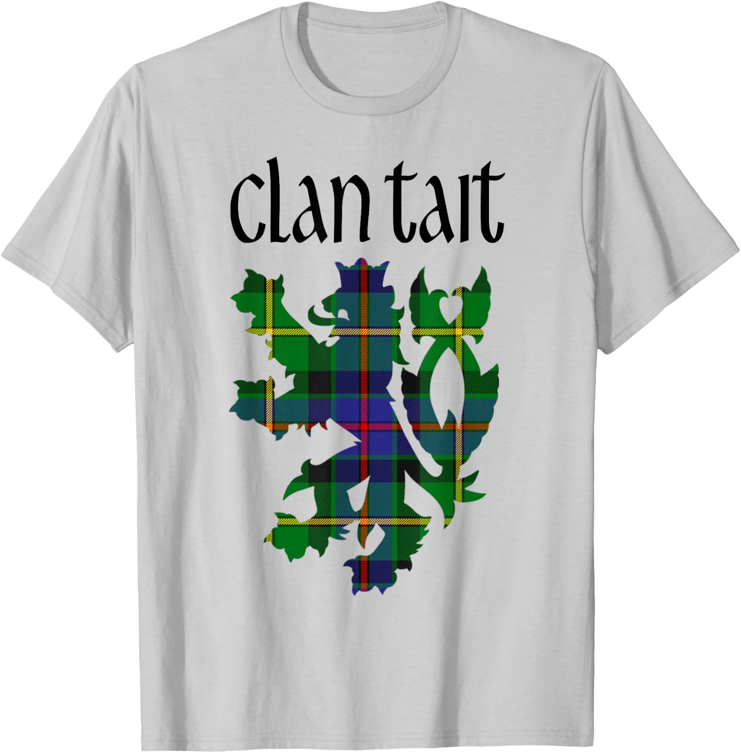 Clan Tait Tartan Scottish Family Name Scotland Pride T-Shirt - T-Shirt | Ash