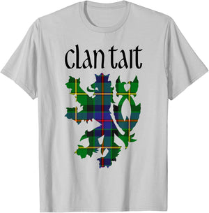 Clan Tait Tartan Scottish Family Name Scotland Pride T-Shirt - T-Shirt | Ash