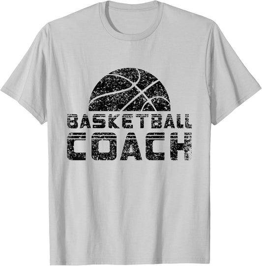 Basketball Coach Coaching Basketballer Trainer T-Shirt - T-Shirt | Ash