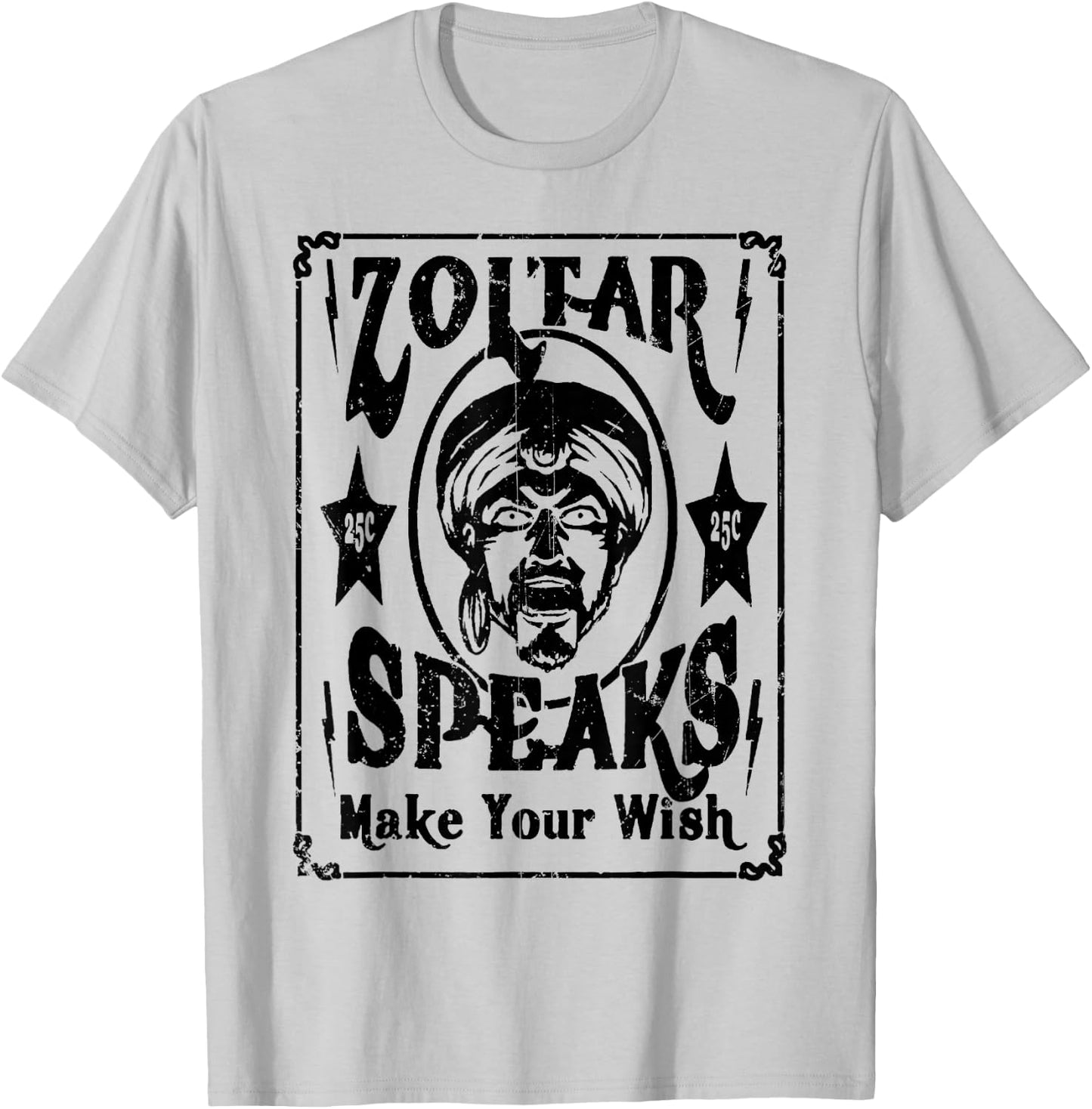 Vintage Zoltar Speaks Make Your Wish T-Shirt - T-Shirt | Ash