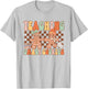 Retro Teaching Smart Cookies Teacher Christmas Gingerbread T-Shirt - T-Shirt | Ash