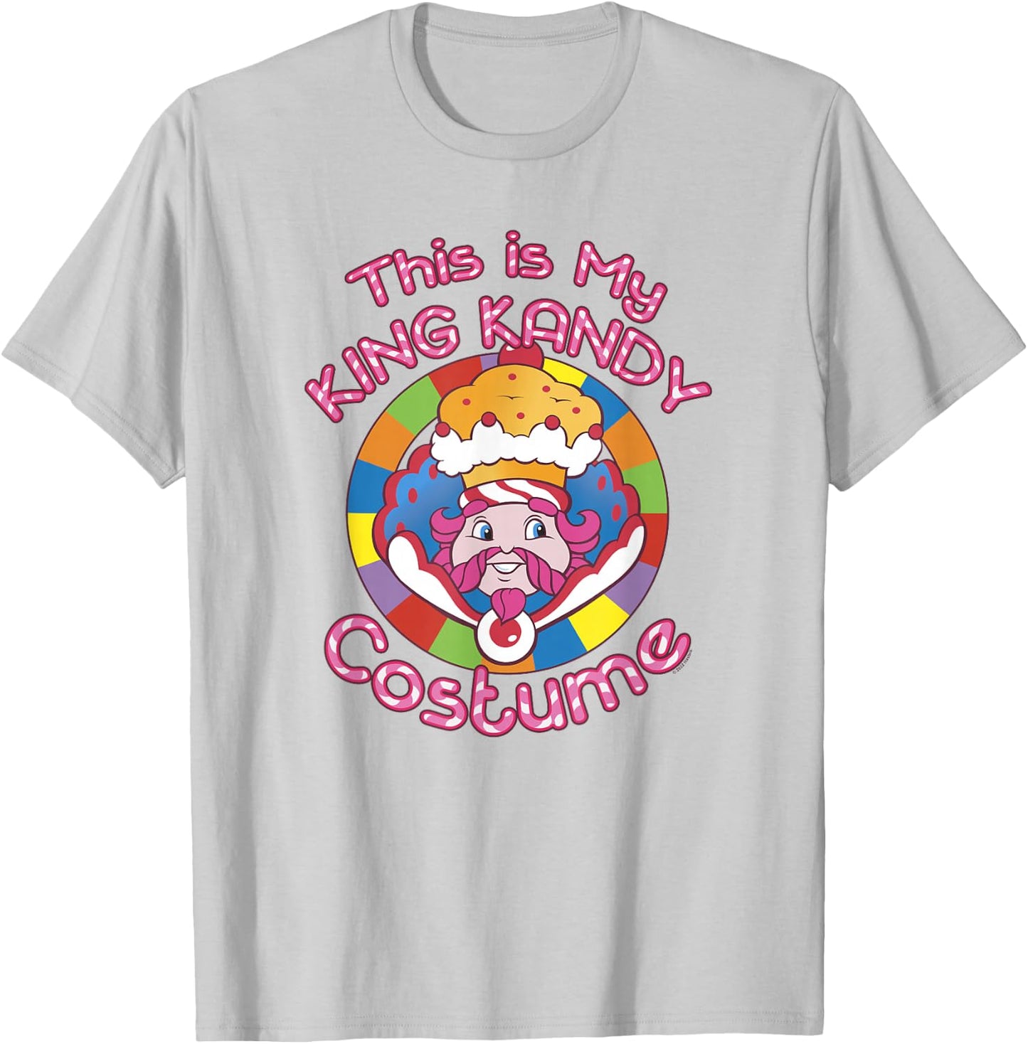 Candy Land Halloween This Is My King Kandy Costume T-Shirt - T-Shirt | Ash