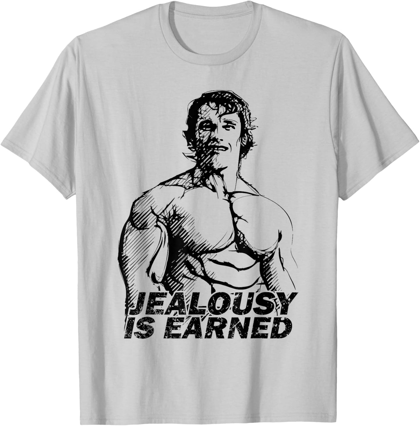 Bodybuilding Gym Inspiration Arnold Old School Golden Era T-Shirt - T-Shirt | Ash