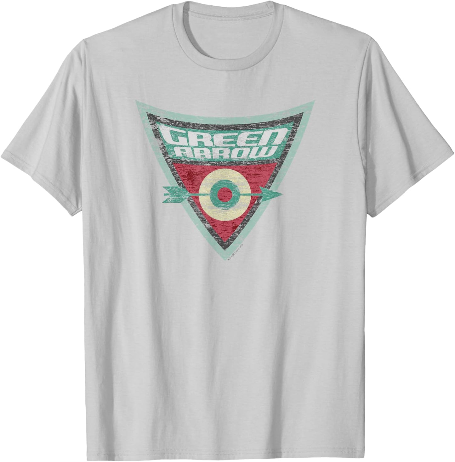 Batman: The Brave and the Bold Green Arrow Shield T-Shirt - T-Shirt | Ash