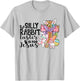 Silly Rabbit Easter Is For Jesus Leopard Jesus Easter T-Shirt - T-Shirt | Ash