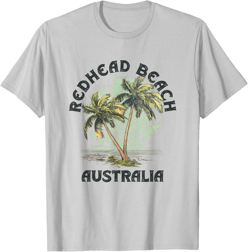 Redhead Beach Australia Palms Vintage Beach