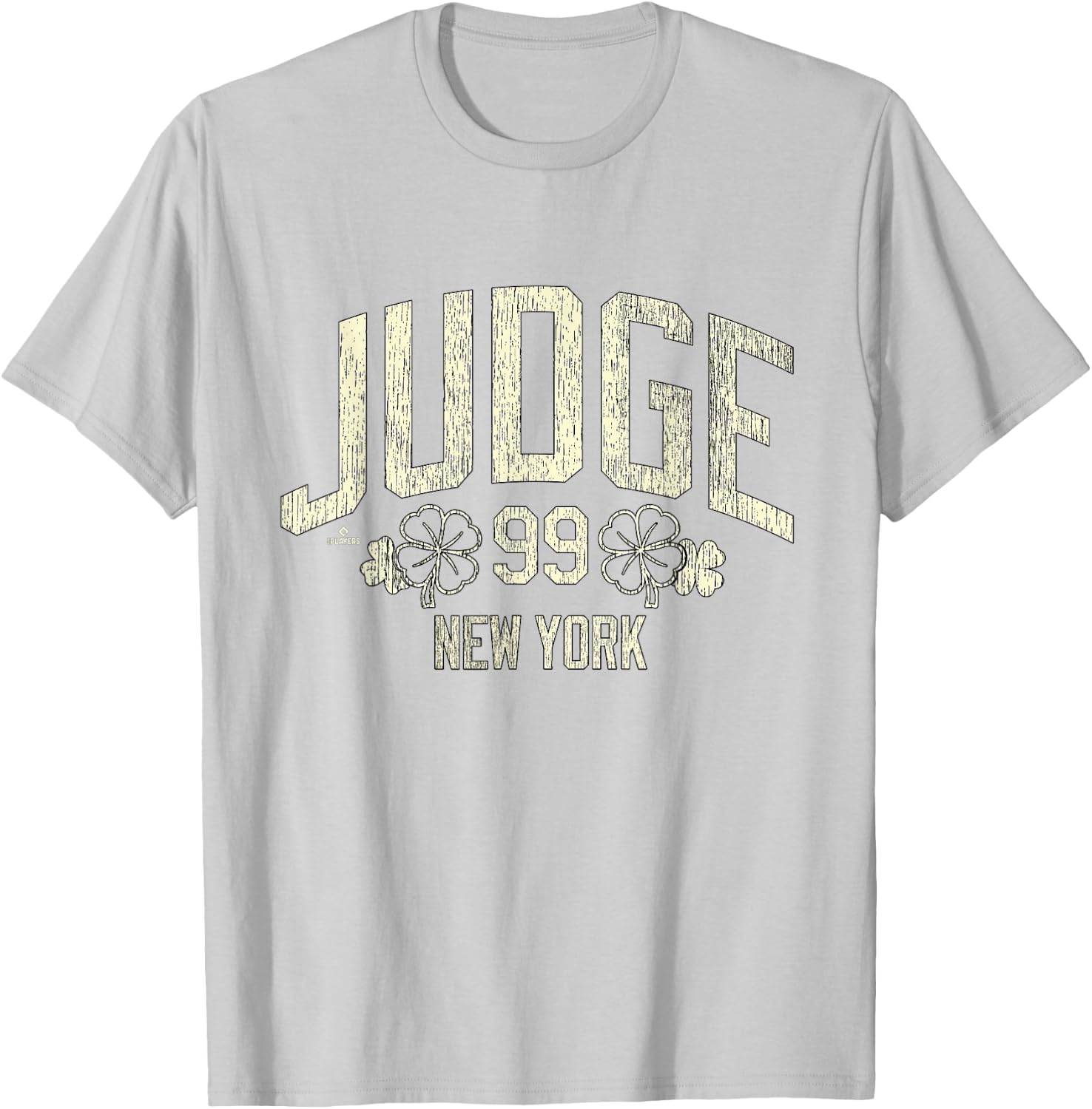 Aaron Judge New York Baseball St. Patrick's Day Clover T-Shirt - T-Shirt | Ash
