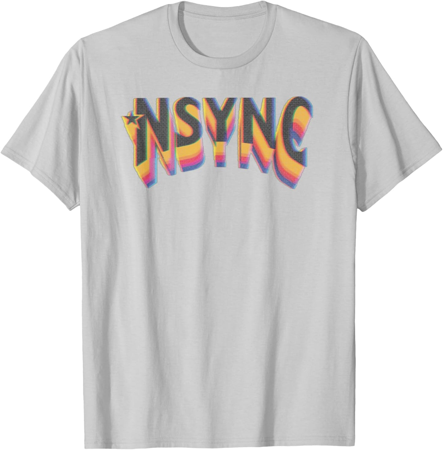 NSYNC Official Rainbow Fade T-Shirt - T-Shirt | Ash