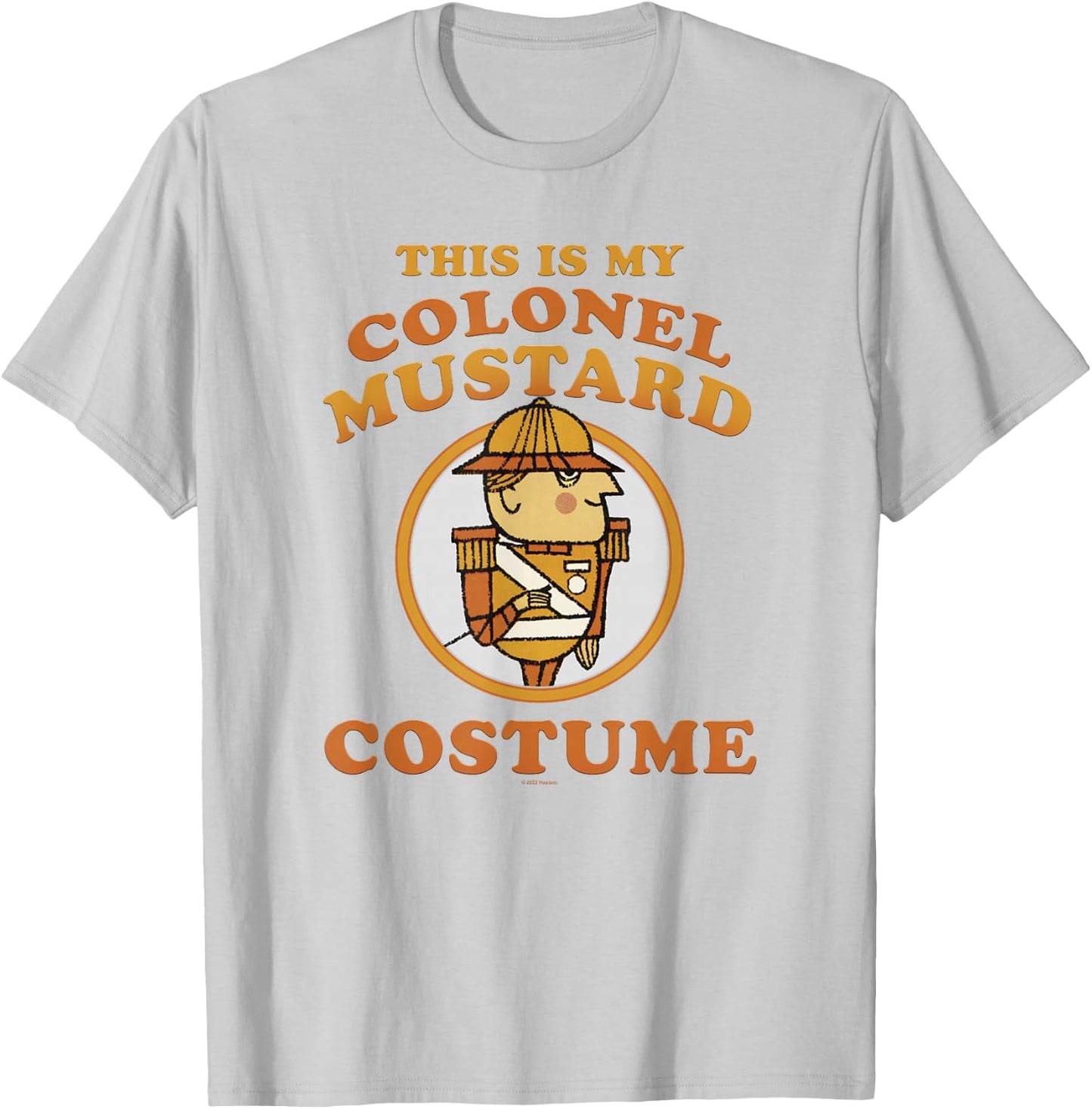 Clue This Is My Colonel Mustard Costume T-Shirt - T-Shirt | Ash