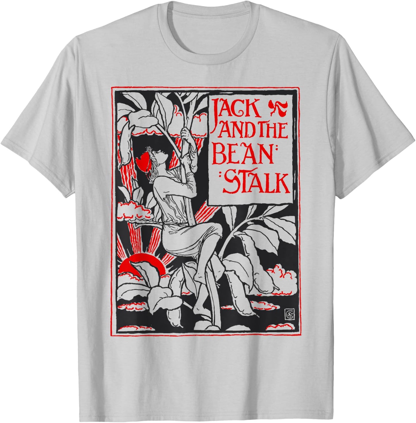 Vintage Jack and the Beanstalk Fairytale T-Shirt - T-Shirt | Ash
