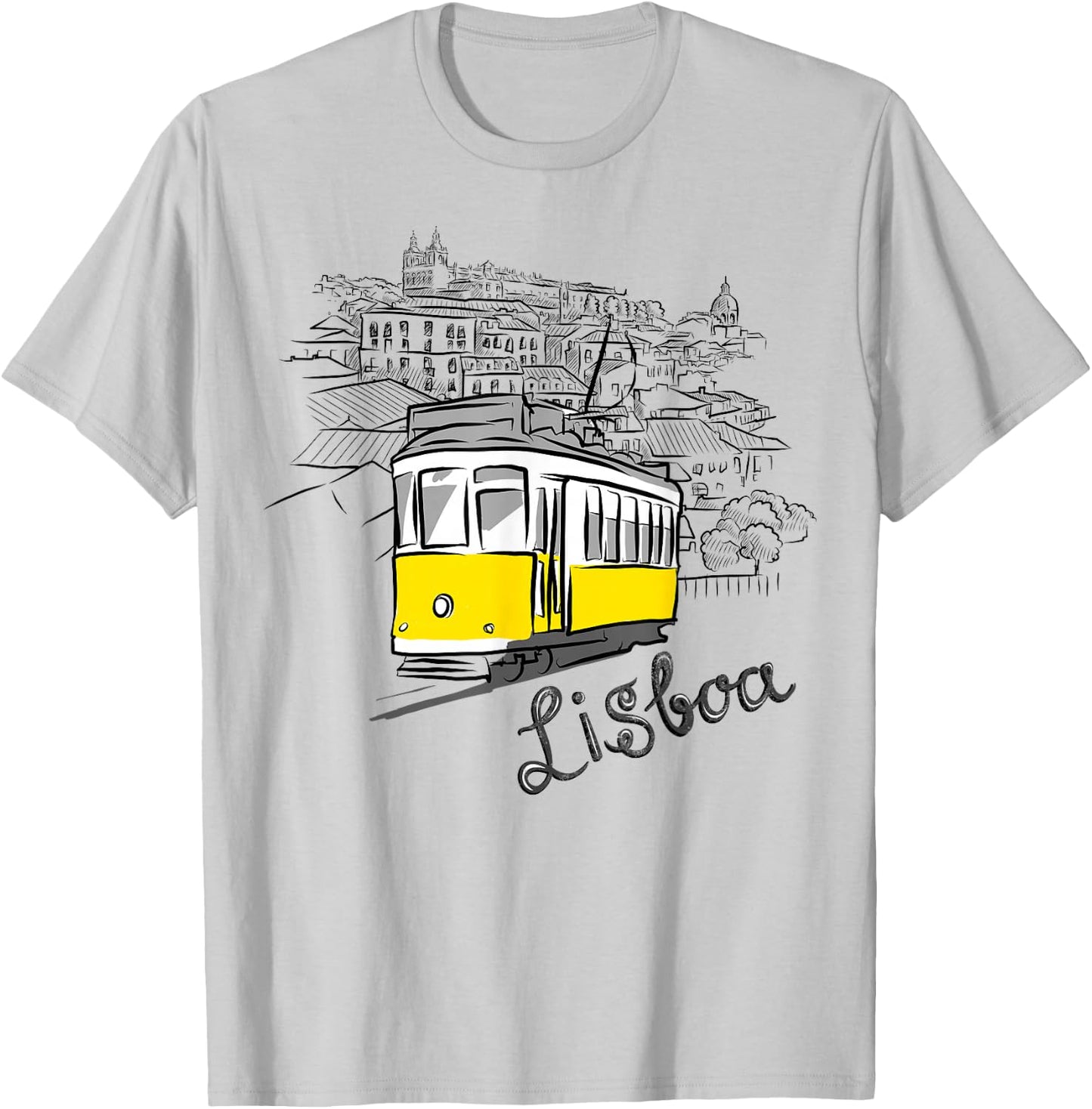 Travel Europe Portugal Lisbon Portuguese Vacation Souvenir T-Shirt - T-Shirt | Ash