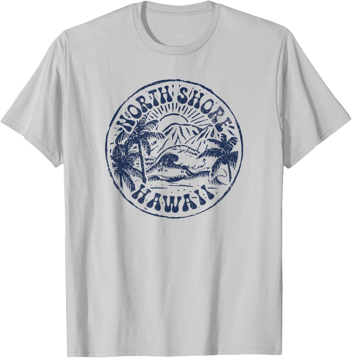 North Shore Hawaii T-Shirt - T-Shirt | Ash