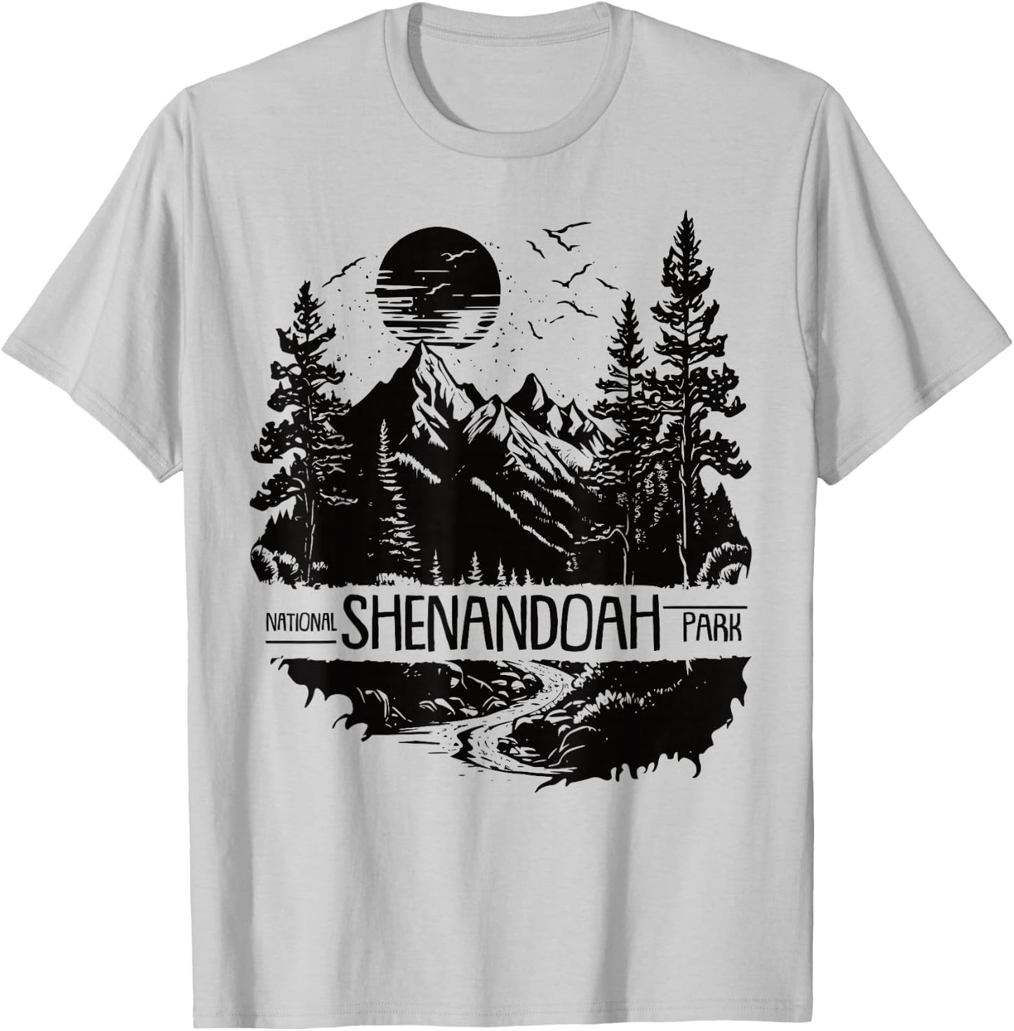 Retro Shenandoah National Park US Vintage Shenandoah T-Shirt - T-Shirt | Ash
