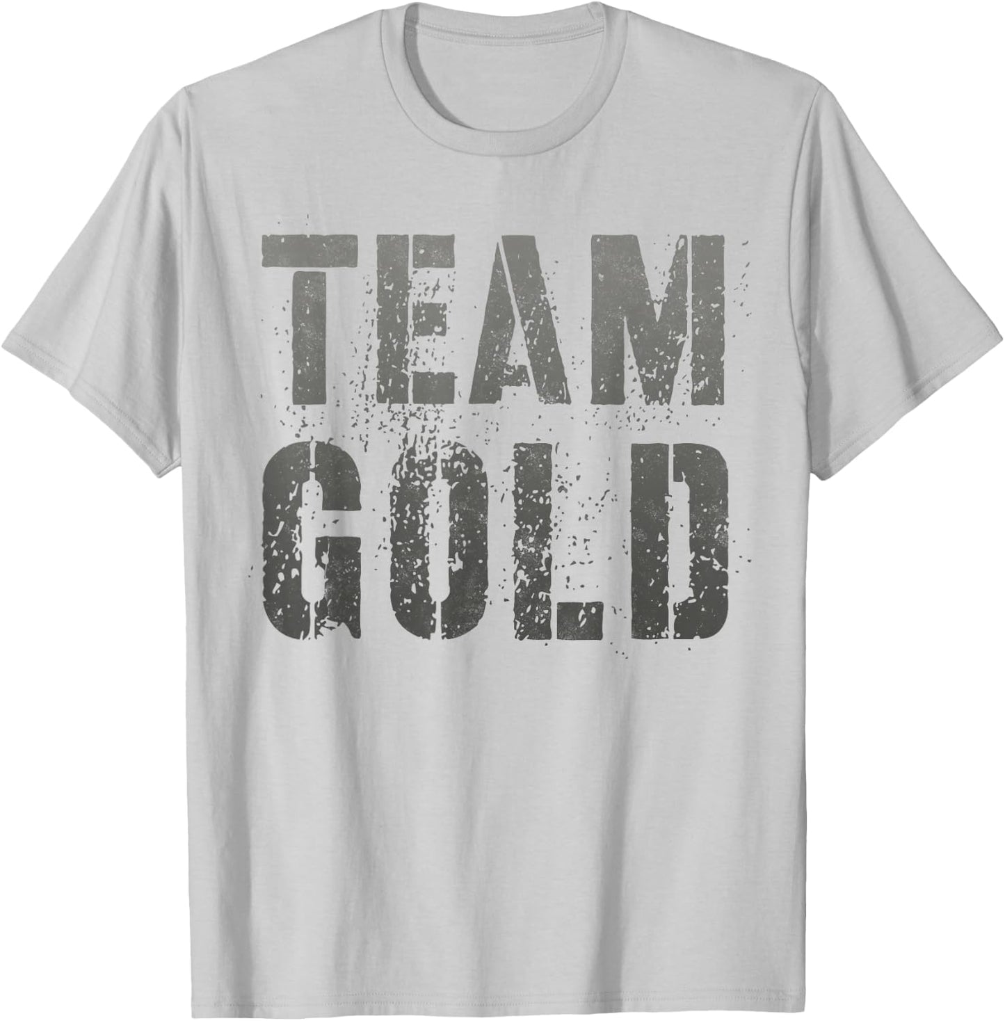 Vintage TEAM GOLD Summer Camp War Game Sports In September T-Shirt - T-Shirt | Ash