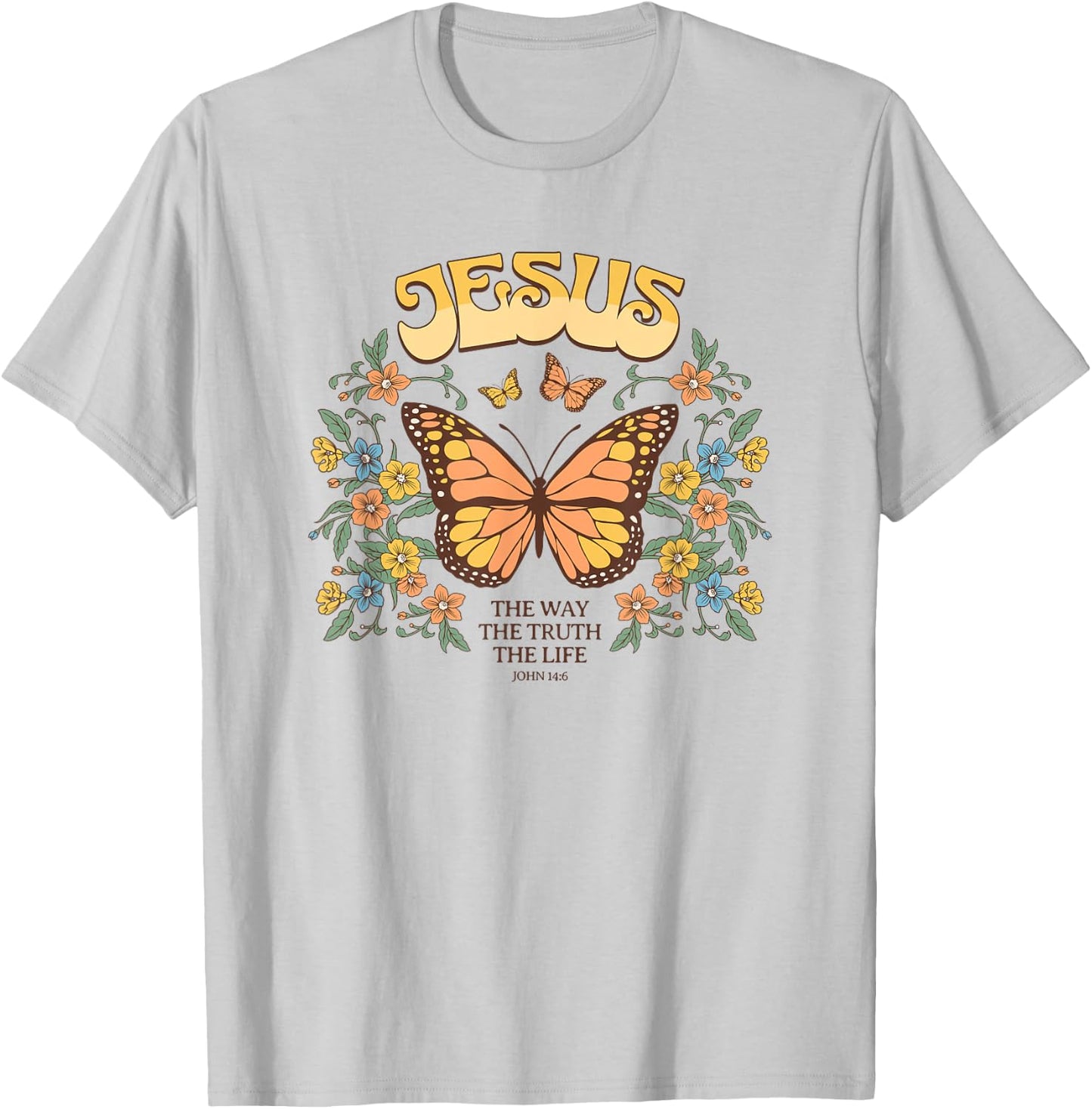 jesus the way the truth and the life Christian T-Shirt - T-Shirt | Ash