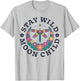Stay Wild Moon Child Hippie Dragonfly Retro 70s Bug Insect T-Shirt - T-Shirt | Ash