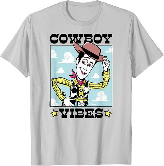 Toy Story - Cowboy Vibes T-Shirt - T-Shirt | Ash