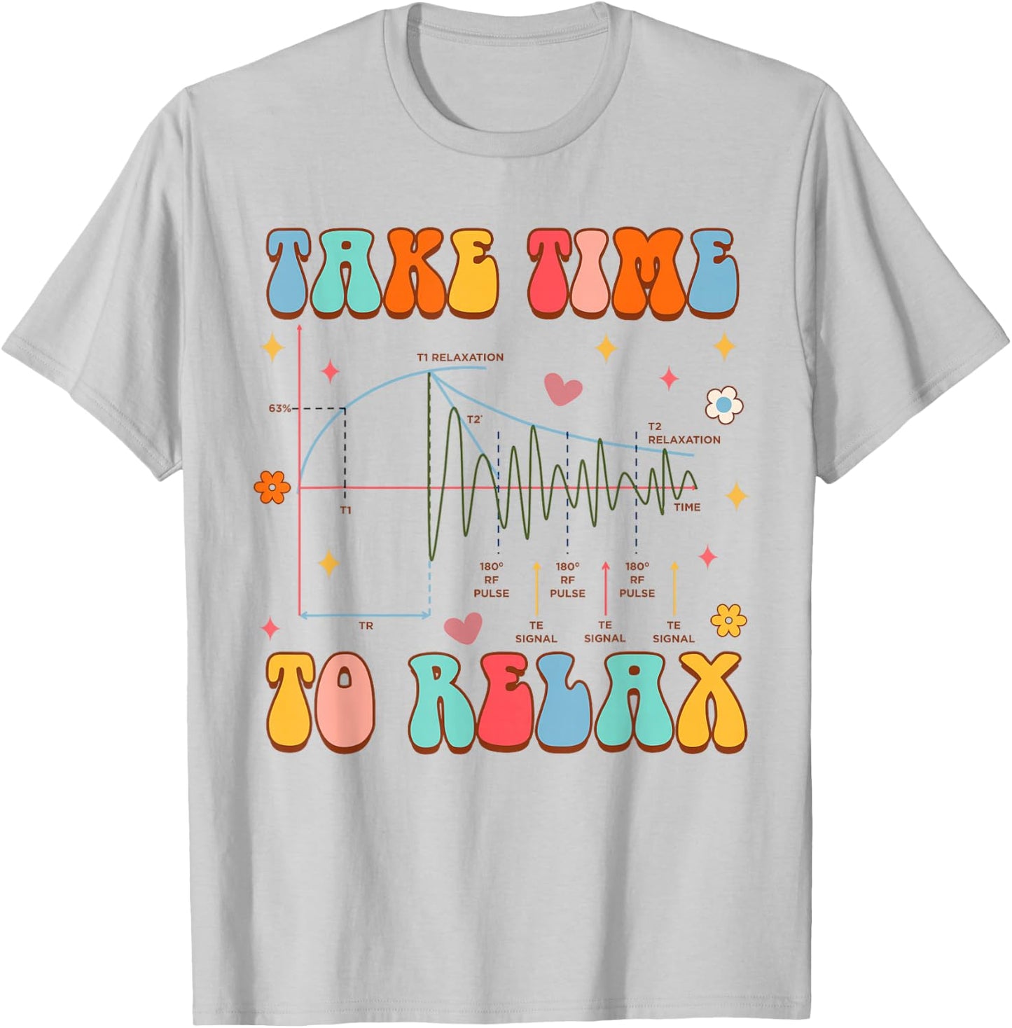 MRI Technologist Radiology Radiologist Takes Time To Relax T-Shirt - T-Shirt | Ash