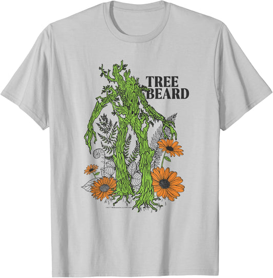 The Lord of The Rings: The Two Towers Tree Beard Nature T-Shirt - T-Shirt | Ash