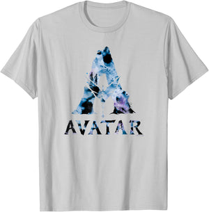 Avatar Banshee A Logo with Jake Sully and Na’vi Neytiri T-Shirt - T-Shirt | Ash
