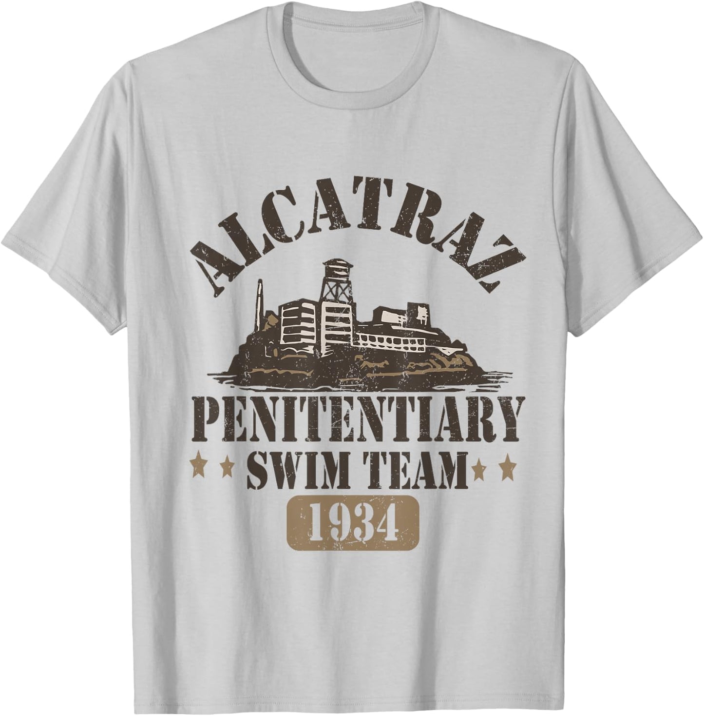 san francisco alcatraz Swim Team from 1934 T-Shirt - T-Shirt | Ash