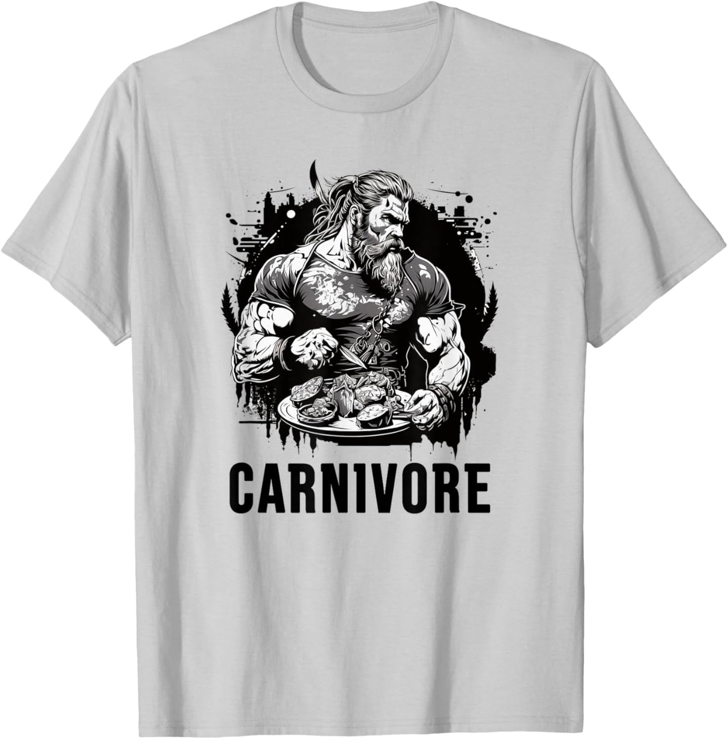 Modern Viking Carnivore T-Shirt - T-Shirt | Ash