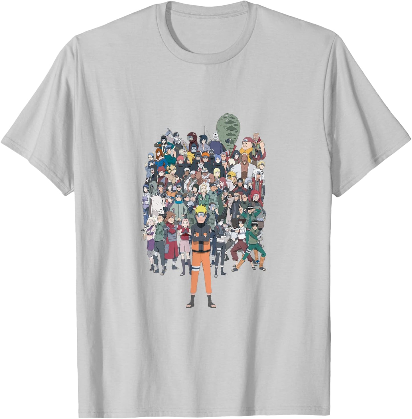 Naruto Shippuden Full Cast of Characters T-Shirt - T-Shirt | Ash