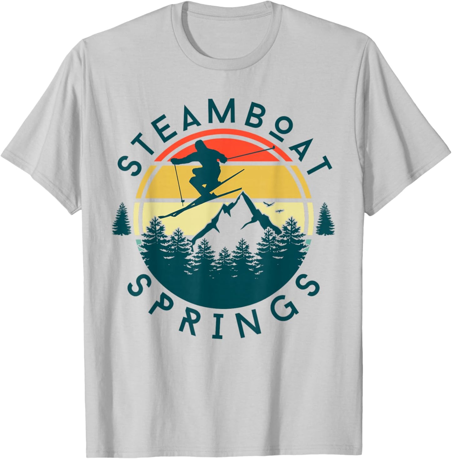 Steamboat Springs T-Shirt - T-Shirt | Ash