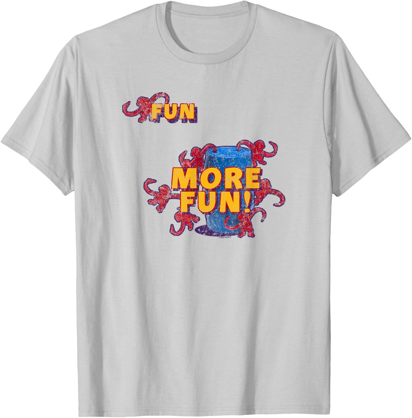 Fun More Fun! Vintage Barrel Logo T-Shirt - T-Shirt | Ash