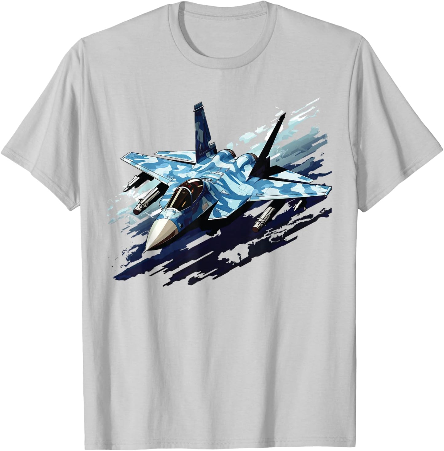 F-15 Strike Eagle Military Fighter Jet Kids Toddler Boys Men T-Shirt - T-Shirt | Ash