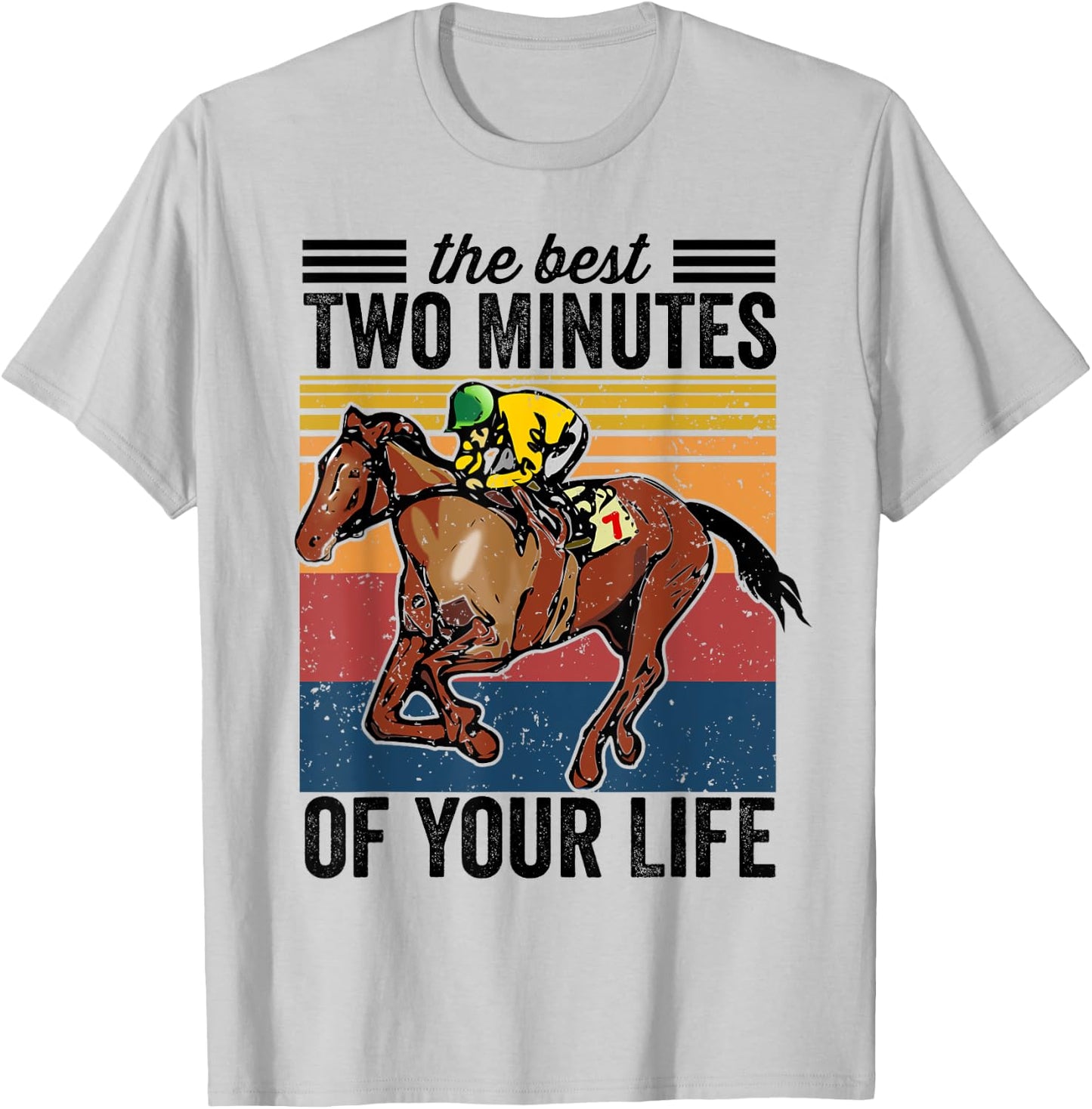 Funny Horse Racing Shirt Men Women Horse Race Derby Day T-Shirt - T-Shirt | Ash