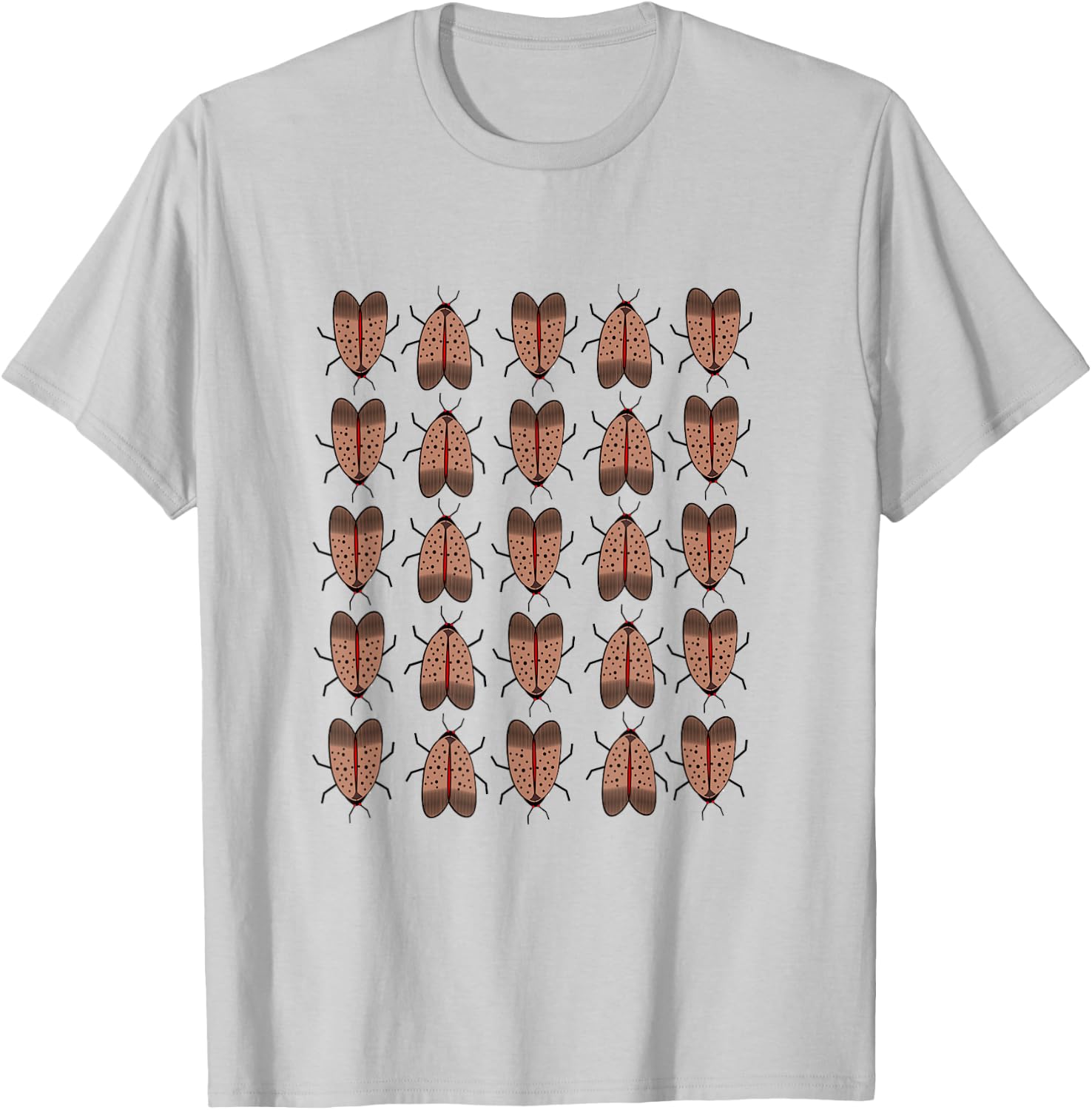 Spotted LanternFlies T-Shirt - T-Shirt | Ash